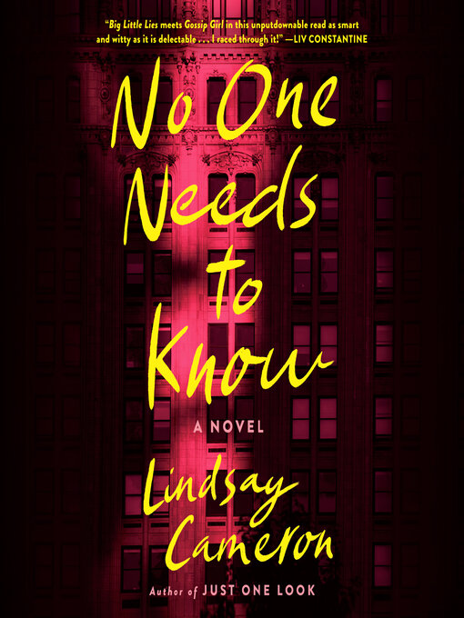 Title details for No One Needs to Know by Lindsay Cameron - Available